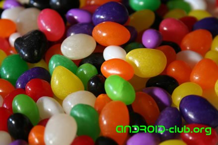 "Jelly Bean"       Android.